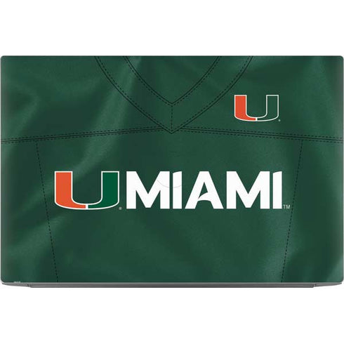 University of Miami Green Jersey Dell XPS Skin
